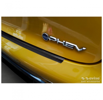 Protector de parachoques trasero de acero inoxidable negro apto para Toyota Prius V (XW60) 2023-