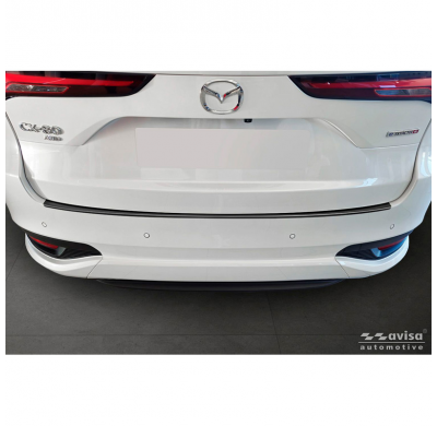 Protector de parachoques trasero de acero inoxidable negro Avisa adecuado para Mazda CX-80 (KL) 2024-