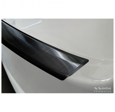 Protector de parachoques trasero de acero inoxidable negro Avisa adecuado para Mazda CX-80 (KL) 2024-