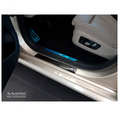 Protector Puerta Carbono 3d Bmw X5 Iv G05 M-Package 2018- 2-Piezas