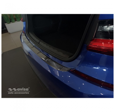 Protector Paragolpes Trasero Carbono 3d Bmw 3-Serie G20 Sedan M-Package 2019-