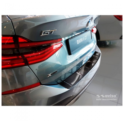 Protector Paragolpes Trasero Carbono 3d Bmw 6-Series Gran Turismo G32 2017- 'Ribs'