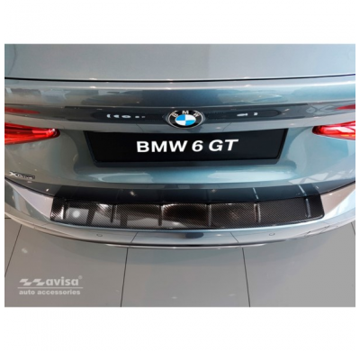 Protector Paragolpes Trasero Carbono 3d Bmw 6-Series Gran Turismo G32 2017- 'Ribs'