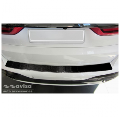 Protector Trasero De Paragolpes Carbono Real 3d Para Bmw X7 (G07) 2019- 'Ribs'