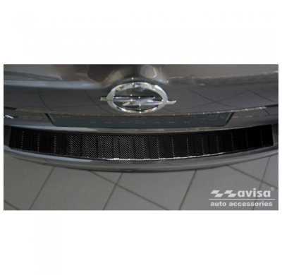 Protector Trasero De Paragolpes Carbono Real 3d Para Opel Insignia Sports Tourer 2017- 'Ribs'
