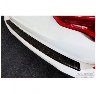 Protector De Paragolpes Trasero Carbono 3d Real Para Bmw X3 (G01) 2017-2021 Y Facelift 2021- Excl. M-Package 'Ribs'