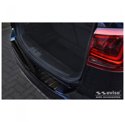 Protector De Parachoques Trasero Real 3d Carbon Valido Para Seat Alhambra 2010- 'Ribs'