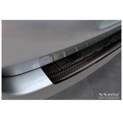 Protector De Paragolpes Trasero Carbono 3d Real Para Peugeot 508 I Sw 2011-2014 Y Facelift 2014-2018 'Ribs'