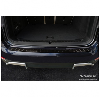 Protector De Paragolpes Trasero Carbono 3d Real Para Bmw Ix3 (G08) 2020- 'Ribs'