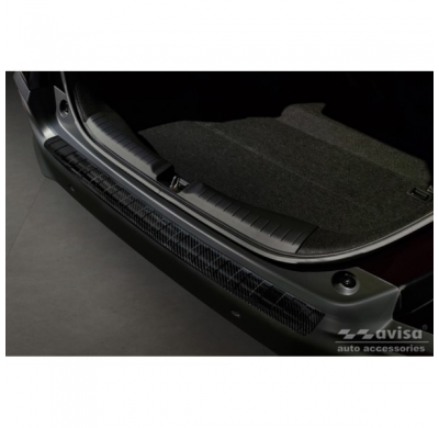 Protector De Paragolpes Trasero Carbono 3d Real Para Honda Jazz Crosstar Hybrid 2020- 'Ribs'