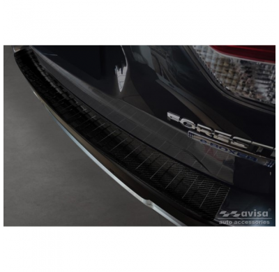 Protector De Paragolpes Trasero Carbono 3d Real Para Subaru Forester V 2018- 'Ribs'