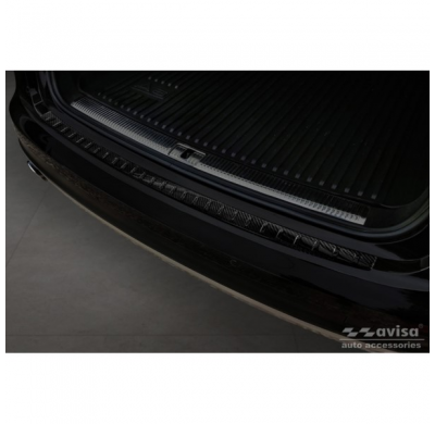 Protector De Paragolpes Trasero Carbono 3d Real Para Audi A6 Allroad 2012-2018 'Ribs'