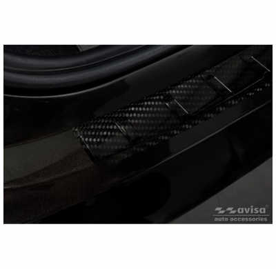 Protector De Paragolpes Trasero Carbono 3d Real Para Audi A6 Allroad 2012-2018 'Ribs'