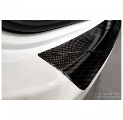 Protector De Paragolpes Trasero Carbono 3d Real Para Mercedes Clase C Touring S206 2021- 'Ribs'