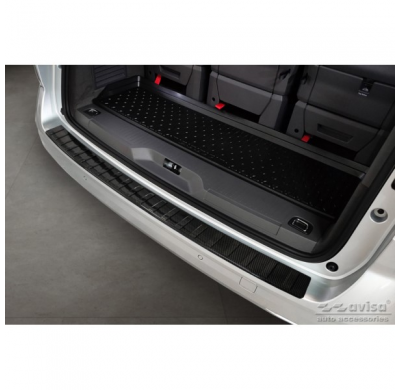 Protector De Paragolpes Trasero Carbono 3d Real Para Volkswagen Multivan T7 2021- 'Ribs'