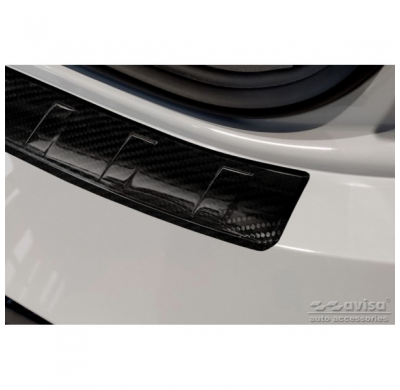 Protector de parachoques trasero de carbono 3D real adecuado para Cupra Born 2021- 'Ribs'