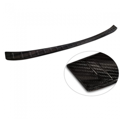 Protector de parachoques trasero en carbono 3D real adecuado para BMW iX (I20) 2021- "Ribs