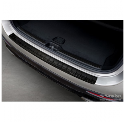 Protector de parachoques trasero Real 3D Carbon adecuado para Mercedes GLC II (X254) 2022- 'Ribs