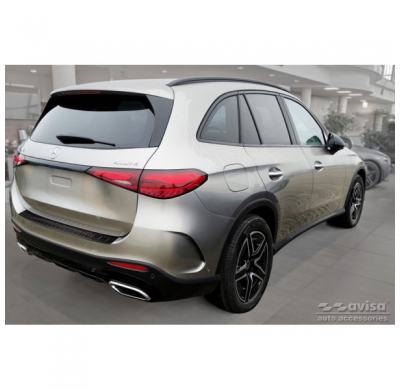 Protector de parachoques trasero Real 3D Carbon adecuado para Mercedes GLC II (X254) 2022- 'Ribs