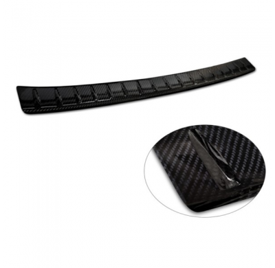 Protector de parachoques trasero Real 3D Carbon apto para BMW Serie 7 G70 Sedan M-Package 2023-