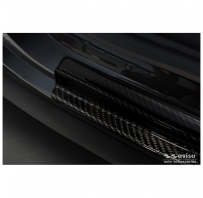 Protector de parachoques trasero Real 3D Carbon apto para Mercedes EQC (N293) 2019-