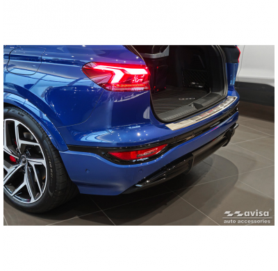 Protector de parachoques trasero de acero inoxidable Avisa compatible con Audi Q6 e-tron (GFB) 2024- 'Shadow Premium'