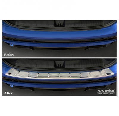 Protector de parachoques trasero de acero inoxidable Avisa compatible con Audi Q6 e-tron (GFB) 2024- 'Shadow Premium'