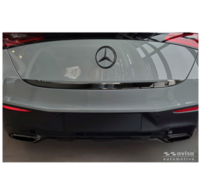 Embellecedor de puerta trasera de acero inoxidable cromado negro Avisa apto para Mercedes-Benz GLC II (C254) Coupé 2023-