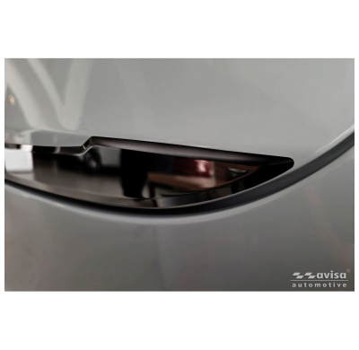 Embellecedor de puerta trasera de acero inoxidable cromado negro Avisa apto para Mercedes-Benz GLC II (C254) Coupé 2023-