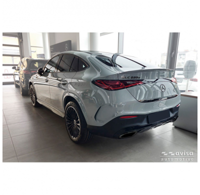 Embellecedor de puerta trasera de acero inoxidable cromado negro Avisa apto para Mercedes-Benz GLC II (C254) Coupé 2023-
