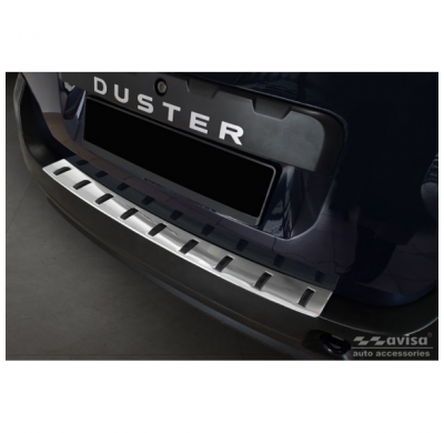 Protector de parachoques trasero de acero inoxidable para Dacia Duster 2010-2013 y Facelift 2013-2017 'STRONG EDITION'