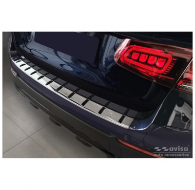 Protector de parachoques trasero de acero inoxidable para Mercedes GLC (X253) 2015-2019 y Facelift 2019- 'STRONG EDITION'