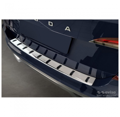 Protector de paragolpes trasero de acero inoxidable para Skoda Kamiq 2019- 'STRONG EDITION'