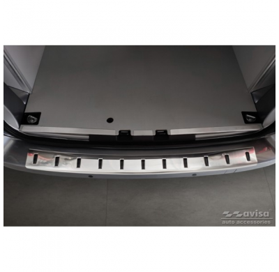 Protector de parachoques trasero de acero inoxidable para Citroën Space Tourer y Jumpy 2016- / Peugeot Traveller y Expert 2016-