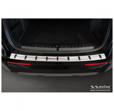 Protector de parachoques trasero de acero inoxidable apto para BMW X1 U11 / X1 U11 xLine 2022- 'STRONG EDITION'