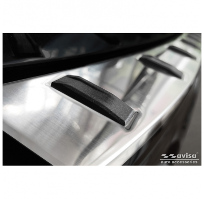 Protector de parachoques trasero de acero inoxidable para Audi A6 (C8) Avant (incl. S-Line) 2018 - 'STRONG EDITION'