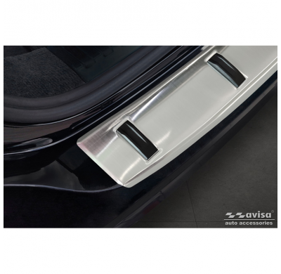 Protector de parachoques trasero de acero inoxidable para Audi A6 (C8) Avant (incl. S-Line) 2018 - 'STRONG EDITION'