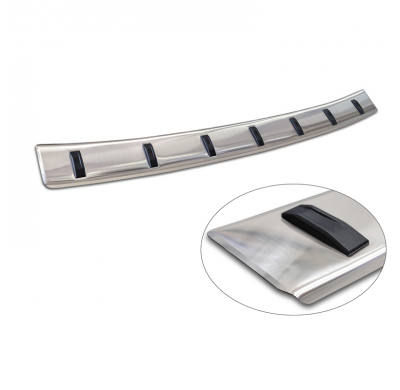 Protector de parachoques trasero de acero inoxidable para Audi A6 (C8) Avant (incl. S-Line) 2018 - 'STRONG EDITION'