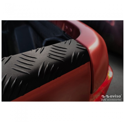 Protector de portón trasero de aluminio apto para Ford Ranger 2011-2022 - Negro