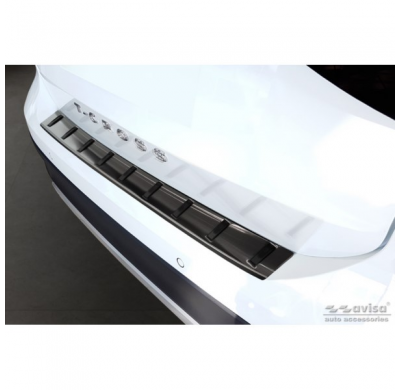 Protector de paragolpes trasero de acero inoxidable negro para Volkswagen T-Cross 2019- 'STRONG EDITION'