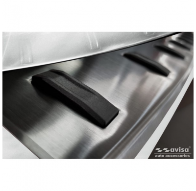 Protector de parachoques trasero de acero inoxidable negro apto para Mazda CX-60 (KH) 2022- 'STRONG EDITION'