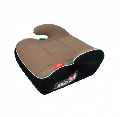 Asiento elevador Carkids I-Size (125-150 cm), color topo/negro