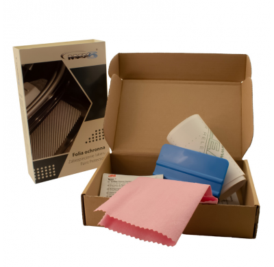 Lámina protectora de parachoques trasero a medida, para Audi Q3 (8U) Quattro S-Line 2011-2018 - Efecto carbono