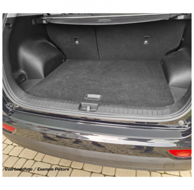 Lamina adhesiva protectora de parachoques trasero a medida para Toyota C-HR 2016-2023 - Efecto carbono