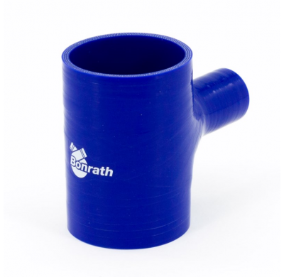 Bonrath Tuberia Silicona T-Piece 25mm - Largo:100mm - ø60mm Bonrath