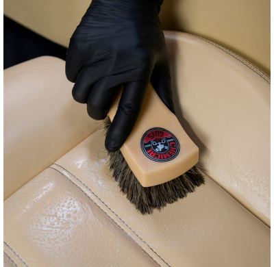 Cepillo de limpieza para cuero de pelo de caballo sintético de cerdas largas de Chemical Guys