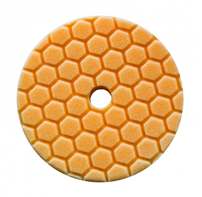 Almohadilla de corte Chemical Guys Hex-Logic Quantum, mediana-pesada, naranja (6,5 pulgadas)