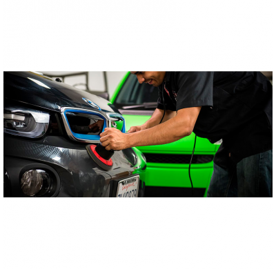 Disco de acabado Quantum Hex-Logic de Chemical Guys, negro (6,5 pulgadas)