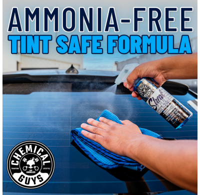 Limpiador de ventanas Chemical Guys sin marcas (473 ml)