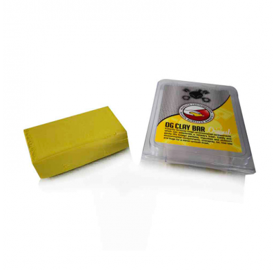 Barra de arcilla OG de Chemical Guys, amarilla (clara/media) (100 g)